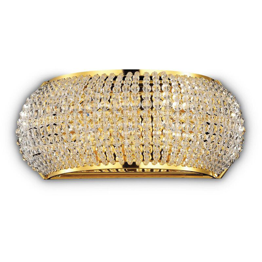 Ideal Lux Lighting - Ideal Lux Pasha' - 3 Light Wall Light Gold