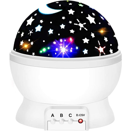 Soekavia - Starry Sky Projector Lamp for Kids - Best Gift, White