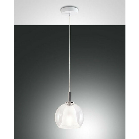 Fabas Luce Bretagna Dome Pendant Ceiling Lights Transparent Glass, E27