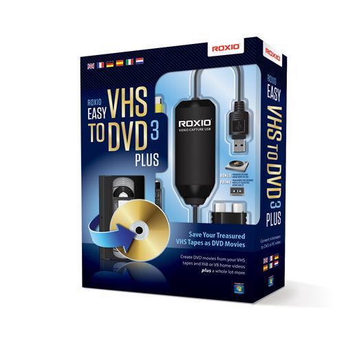 Roxio Easy VHS to DVD 3 Plus video capturing device USB 2.0
