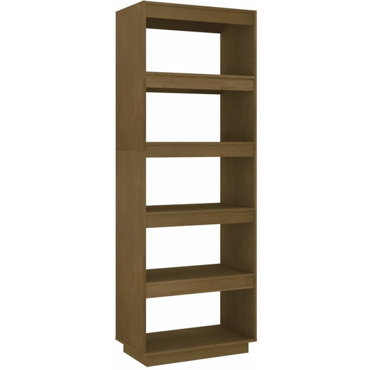 Book Cabinet/Room Divider Honey Brown 60x35x167 cm Solid Pinewood Vidaxl Brown
