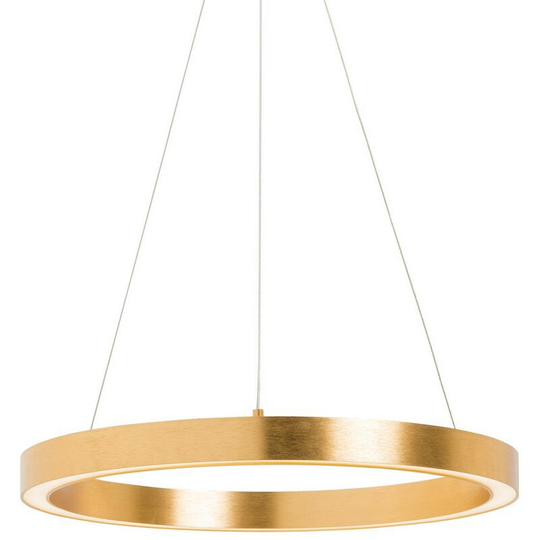 Zumaline Carlo Integrated led Pendant Ceiling Light, Gold, 4000K, 2500lm