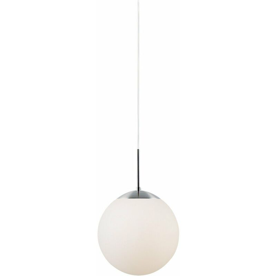 Nordlux Cafe 15cm Globe Pendant Ceiling Light White, E27