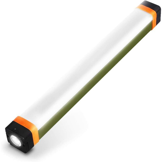 Aougo - Magnetic Tent Light Bar, Rechargeable Magnetic Light, 4 Modes 400 Lumens, usb Rechargeable Camping Light with 1200mAh Power Bank, Emergency