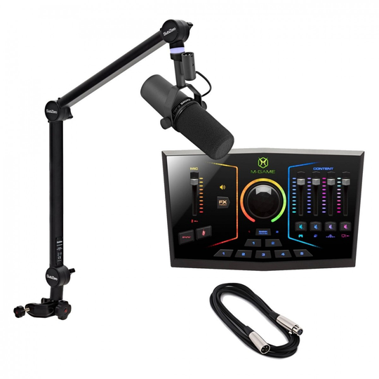 Shure SM7B and M-GAME Dual Streaming Bundle