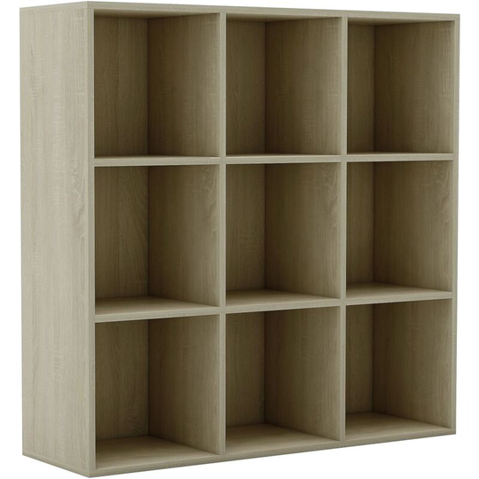 Vidaxl - Book Cabinet Sonoma Oak 98x30x98 cm Engineered Wood Brown