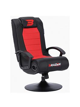 Brazen Stag 2.1 Bluetooth Surround Sound Gaming Chair - Red