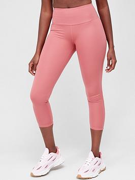 adidas Yoga Essentials 7/8 Leggings - Light Red, Light Red, Size Xs, Women