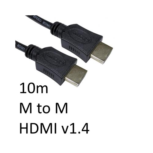 HDMI 1.4 (M) to HDMI 1.4 (M) 10m Black OEM Display Cable