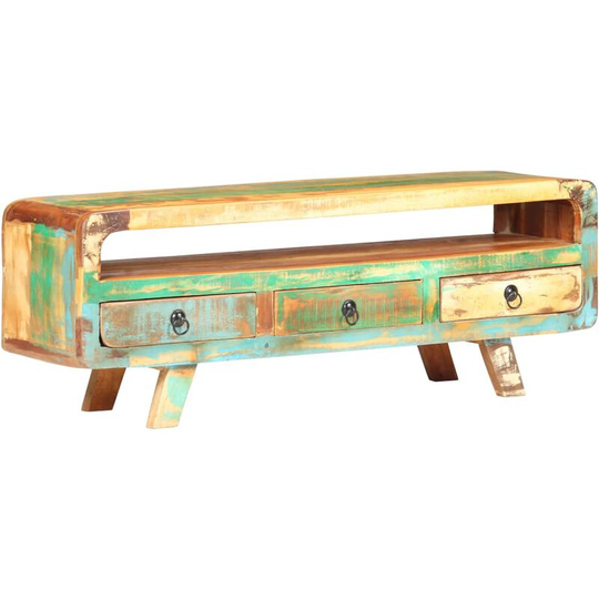 Vidaxl - tv Cabinet 117x30x41 cm Solid Reclaimed Wood Brown