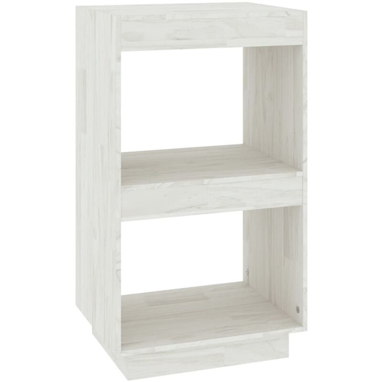 Vidaxl - Book Cabinet White 40x35x71 cm Solid Pinewood White