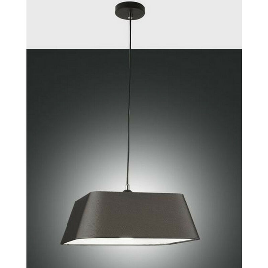 Fabas Luce Lighting - Fabas Luce Allegra Pendant Ceiling Lights Black Glass, E27