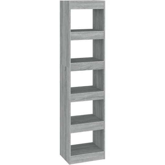 Book Cabinet/Room Divider Grey Sonoma 40x30x166 cm Vidaxl Grey