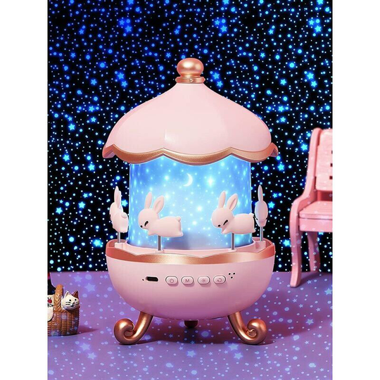 Star Sky Projector, Musical and Luminous Night Light, Children's Night Light Lamp 360° Rotation Projection Star Night Light for Gift