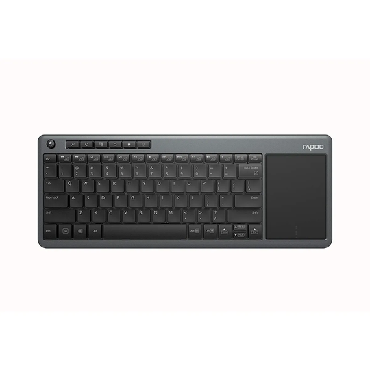 Rapoo K2600 Multimedia Touchpad Keyboard in Black