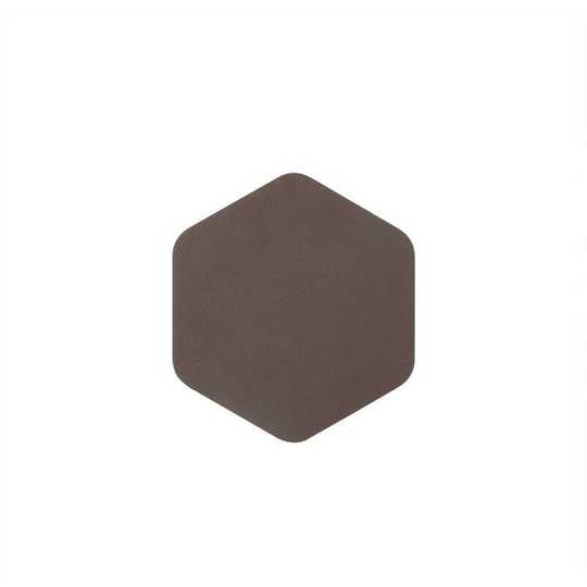 Magnetic Base Wall Lamp, 12W led 3000K 498lm, 15cm Vertical Hexagonal, Coffee - Luminosa Lighting