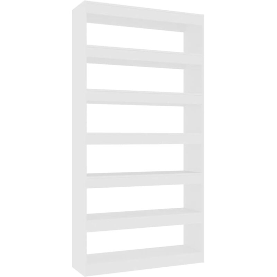 Book Cabinet/Room Divider White 100x30x198 cm Engineered wood Vidaxl White