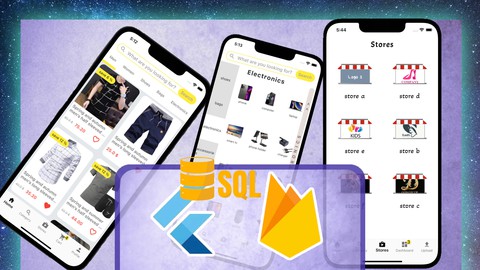 Flutter - Firebase - MySQL: Multi-store App (Full - Deep)
