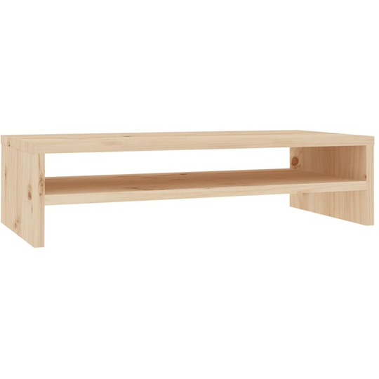 Monitor Stand 50x24x13 cm Solid Wood Pine vidaXL - Brown
