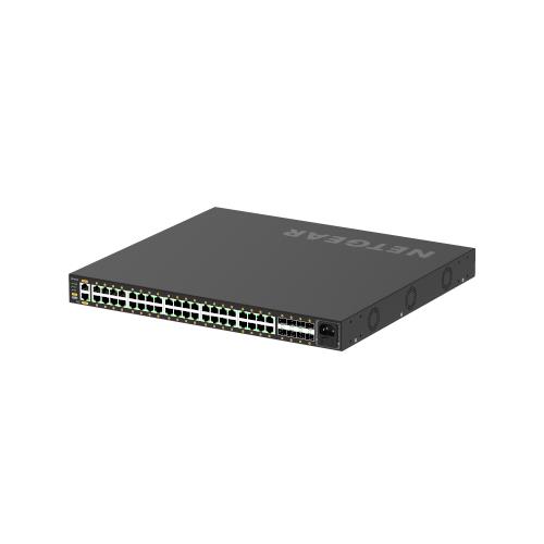 Netgear GSM4248P-100EUS network switch Managed L2/L3/L4 Gigabit Ethernet (10/100/1000) Power over Ethernet (PoE) Black
