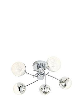 Spa Rhodes 5 Light Led Semi-Flush Fitting