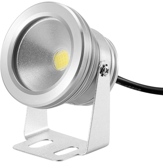 Waterproof Outdoor Submersible Lights with 12V rgb led Remote Control for Pond and Swimming Pool Lighting, Silver