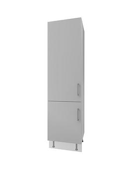 Manor Interiors Genoa Light Grey Tall Larder Unit 600Mm (Left Hand Hinged)