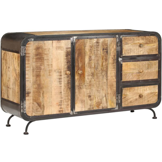 Topdeal - Sideboard 140x40x80 cm Solid Mango Wood VDTD13655