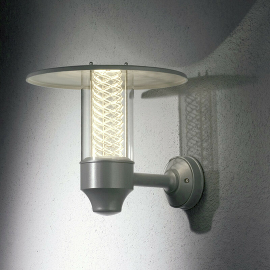 Konstsmide Nova Outdoor Classic Lantern Aluminium Wall Light, IP44