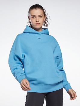 Reebok Studio Recycled Oversize Hoodie, Black, Size S, Women