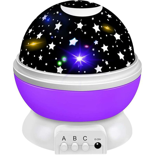 Thsinde - Children's Night Light Projector Purple