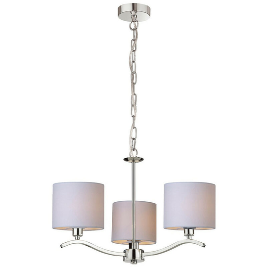 Zumaline Lighting - Zumaline Carmen Multi Arm Pendant Ceiling Light, Beige, 3x E14