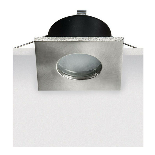 Larissa Momin Recessed Downlight Spot 1 Light Aluminium Satin
