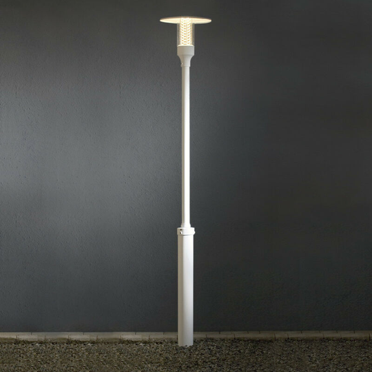 Konstsmide Lighting - Konstsmide Nova Outdoor Classic Matt White Lamp Post Light, IP44