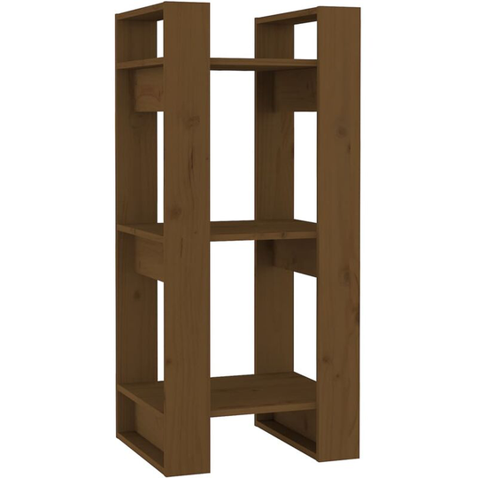 Book Cabinet/Room Divider Honey Brown 41x35x91 cm Solid Wood Vidaxl Brown