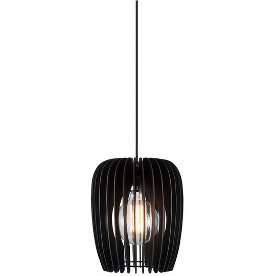 Nordlux Tribeca 24cm Wire Frame Pendant Ceiling Light Black, E27