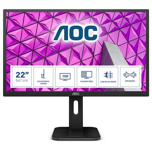 AOC P1 22P1D LED display 54.6 cm (21.5") 1920 x 1080 pixels Full HD Black
