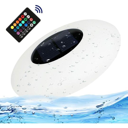 Aougo - Solar Floating Pool Lights - Colorful led Solar Pool Lights - Waterproof Swimming Pool Lights, Pool Lights for Above Ground Pools, Night