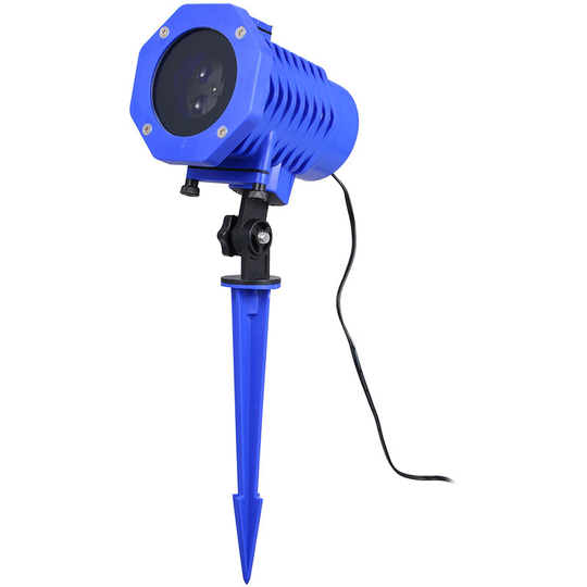 Asupermall - 4LED Animated Projector Stage Light Waterproof Laser Projector Light Bright led Landscape Lighting Indoor and Outdoor Spotlight for
