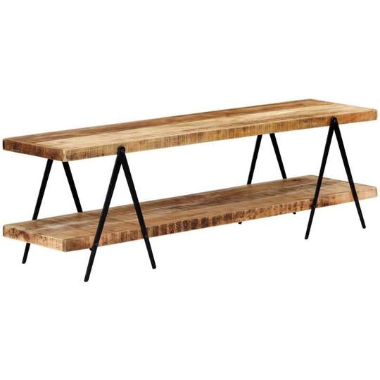 Tv Cabinet 160x40x50 cm Solid Mango Wood - Brown