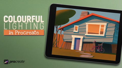 Create Suny scene in Procreate