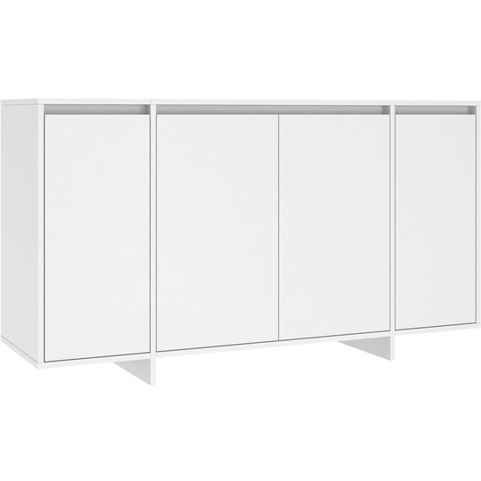 Sideboard White 135x41x75 cm Engineered Wood Vidaxl White