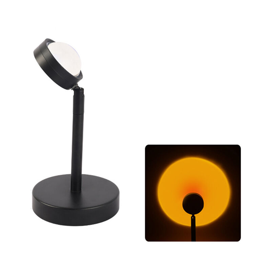 Sunset Lamp, Sunset Projection Lamp Brightness Adjustable Sunset Projector Light Mood Lights Rainbow Lamp(style 1) - Muff