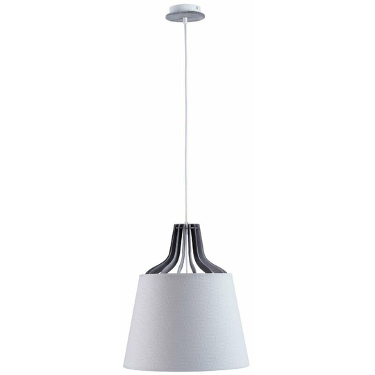 Keter Lucio Dome Pendant Ceiling Light White, 38cm, 1x E27