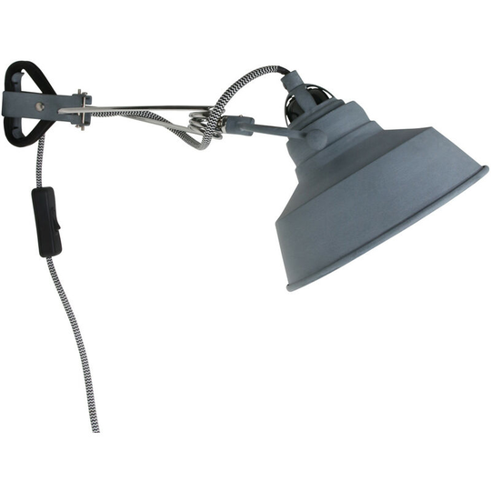 Sienna Lighting - Sienna Nove Dome Wall Light Grey Concrete