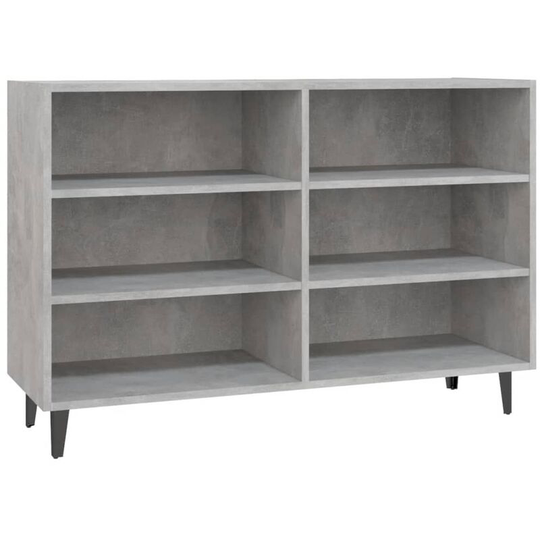 Sideboard Concrete Grey 103.5x35x70 cm Engineered Wood Vidaxl Grey