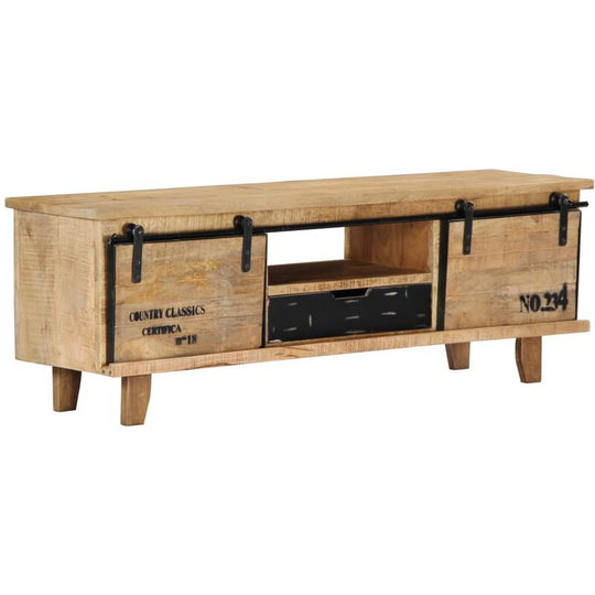 Vidaxl - tv Cabinet 120x30x40 cm Solid Mango Wood Brown