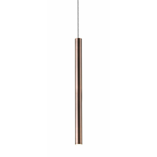 Zumaline Loya Integrated led Pendant Ceiling Light, Copper, 450lm, 3000K