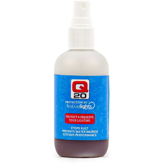 125ml Q20 Multi Purpose Protection Spray for Outdoor Lights | Christmas Display - Blue