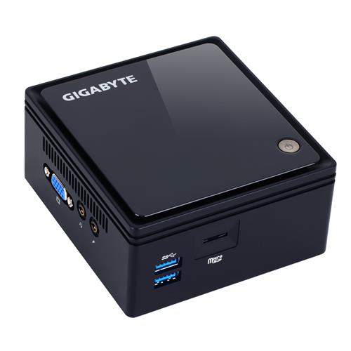 Gigabyte GB-BACE-3160 PC/workstation barebone J3160 1.6 GHz 0.69L Sized PC Black